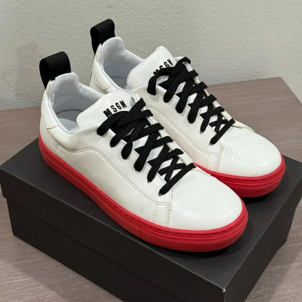 MSGM KIDS FASHION low top SNEAKERS